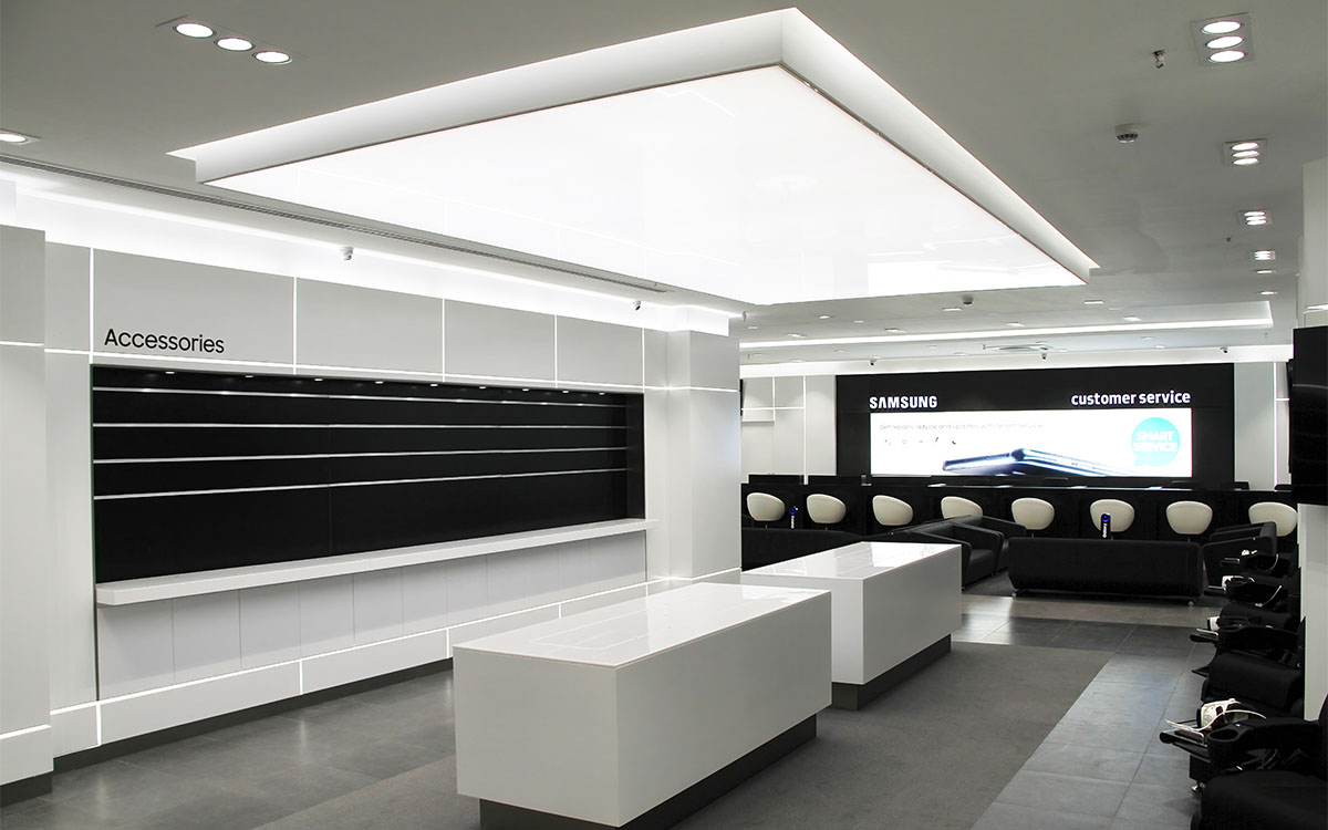 Samsung store design