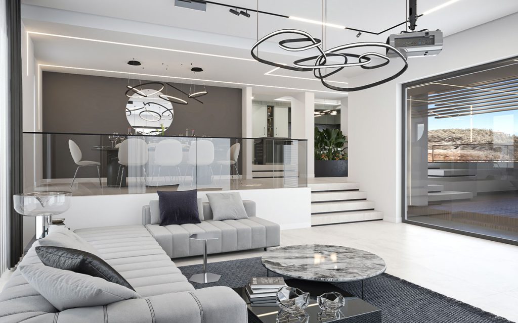 Villa Marathon interior design