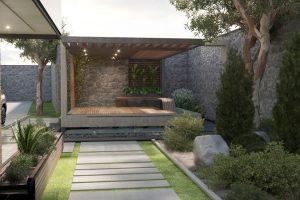 Villa green space design