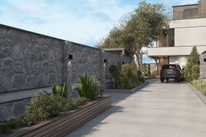 Villa green space design