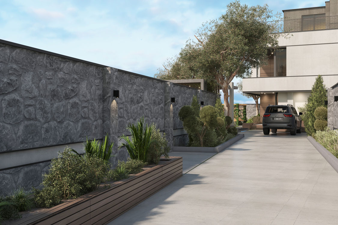 Villa green space design