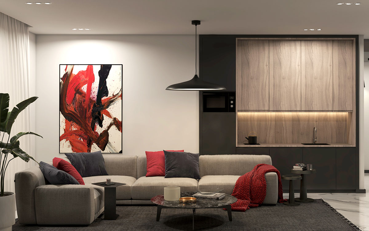 Luxury villa interior design