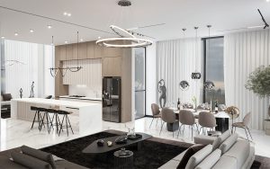 Luxury villa interior design