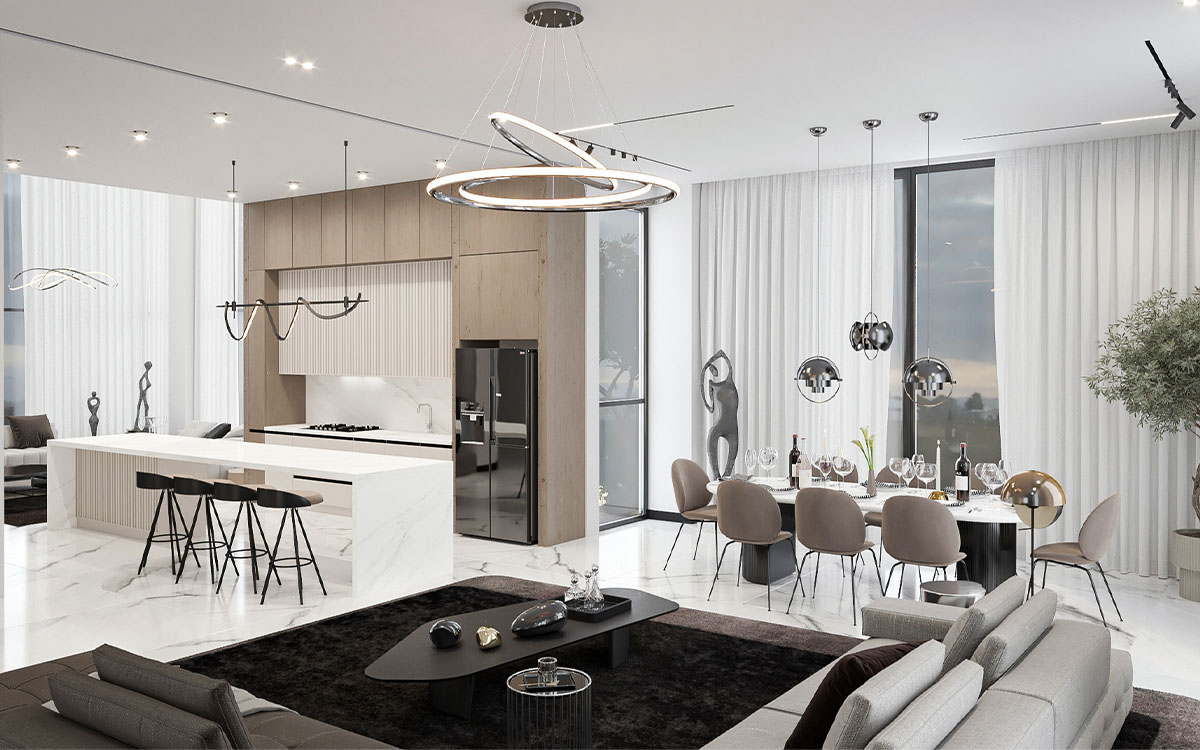 Luxury villa interior design