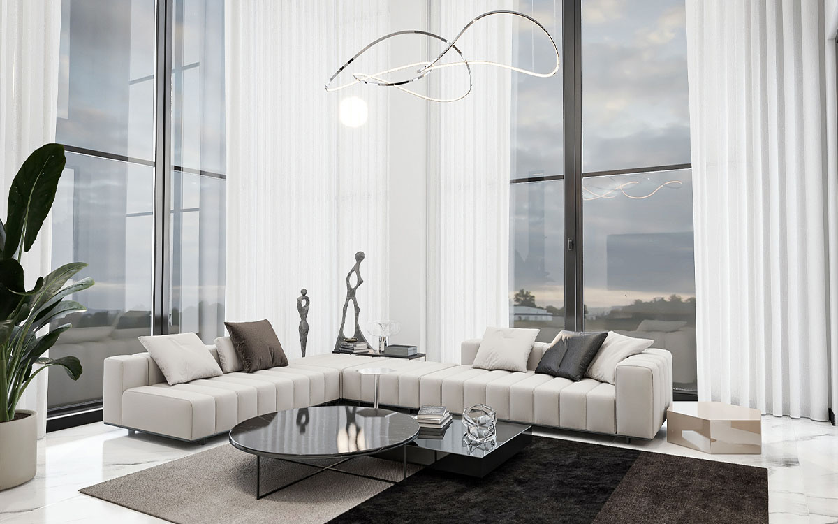 Luxury villa interior design