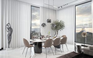 Luxury villa interior design