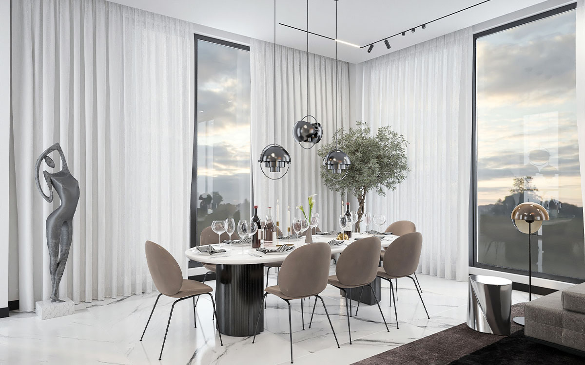 Luxury villa interior design