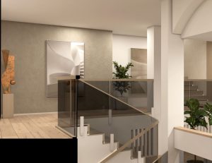 Residential interior design with Japandi design style