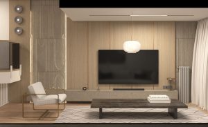 Residential interior design with Japandi design style